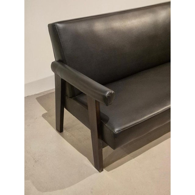 Mid-Century Modern Chandigarh SI-41-B Sofa by Peter Jeanneret, 1950s For Sale - Image 3 of 14