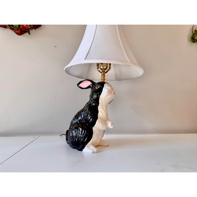 Late 20th Century Bunny Rabbit Table Lamp For Sale - Image 4 of 11