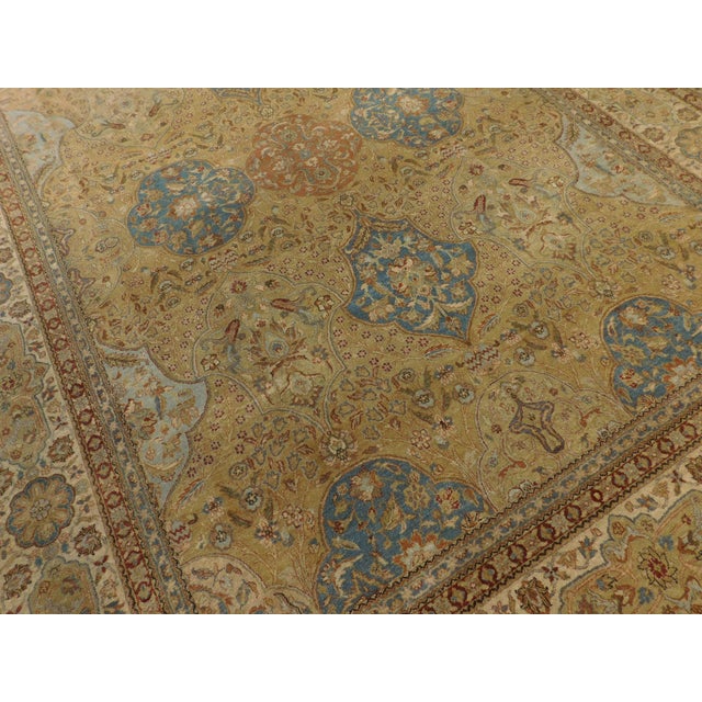 Mediterranean Genuine Hand Knotted Indo Persian Rug. 8'x 10' For Sale - Image 3 of 18
