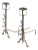 Large 19th Century French Wrought Iron Andirons - a Pair For Sale