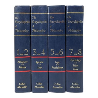 Encyclopedia of Philosophy, 8 Volumes in 4 Books - Set of 4 For Sale