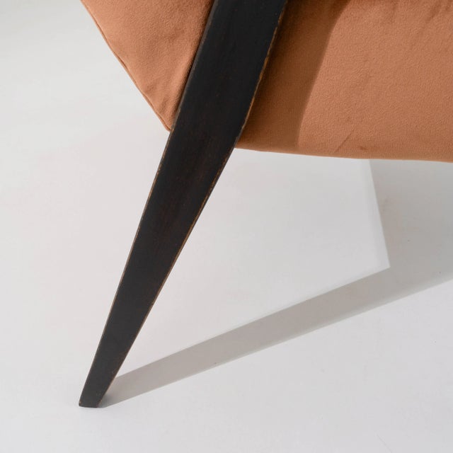 1960s Czech Upholstered Armchair For Sale - Image 11 of 12