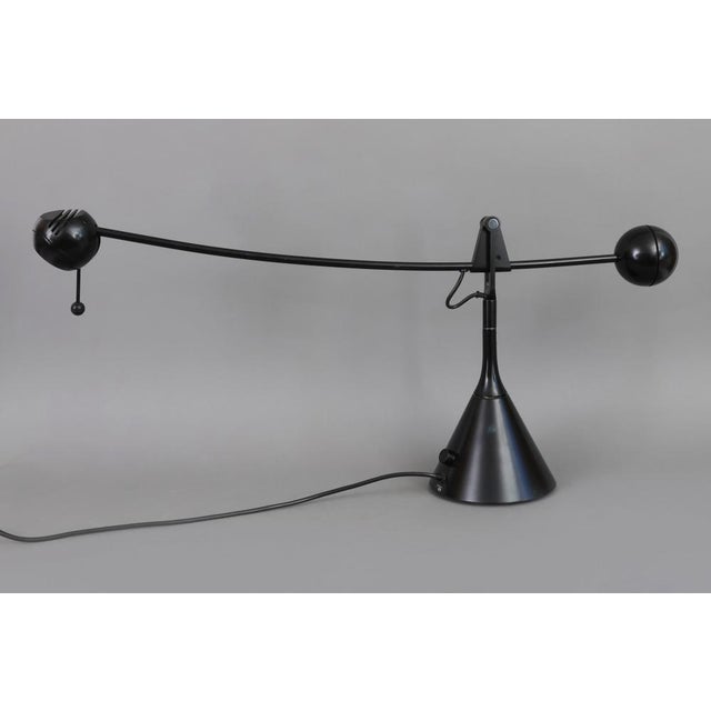 Black Calder Adjustable Table Lamp by Enrique Franch for Metalarte, 1970s For Sale - Image 8 of 16