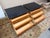 Design Plus Gallery presents a Pair of Nightstands of Eucalyptus and stone. This pair of stands are identical and have...