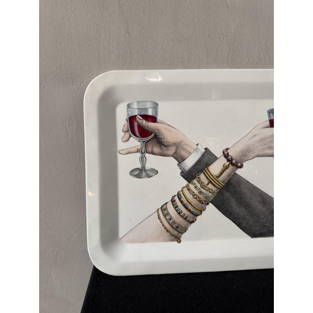 1950s Brindisi Tray by Piero Fornasetti, Italy, 1950s For Sale - Image 5 of 11