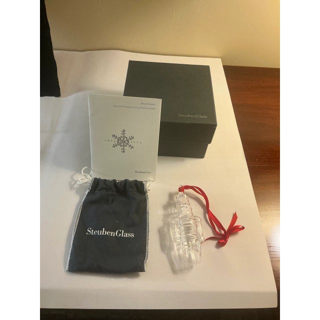 Steuben Glass Steuben “Nutcracker” Christmas Tree Ornament For Sale - Image 4 of 4