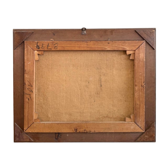 Early 20th Century Oil Painting on Canvas Depicting the Orangery at Wernigerode, Framed For Sale In Atlanta - Image 6 of 6