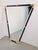 Modern Black Lacquer Metal Triangle Mirror, 1970s For Sale - Image 11 of 14