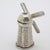 Vintage Italian Handmade Genuine Silver Windmill Dollhouse Miniature Figurine Sculpture, Hallmarked For Sale - Image 6 of 10