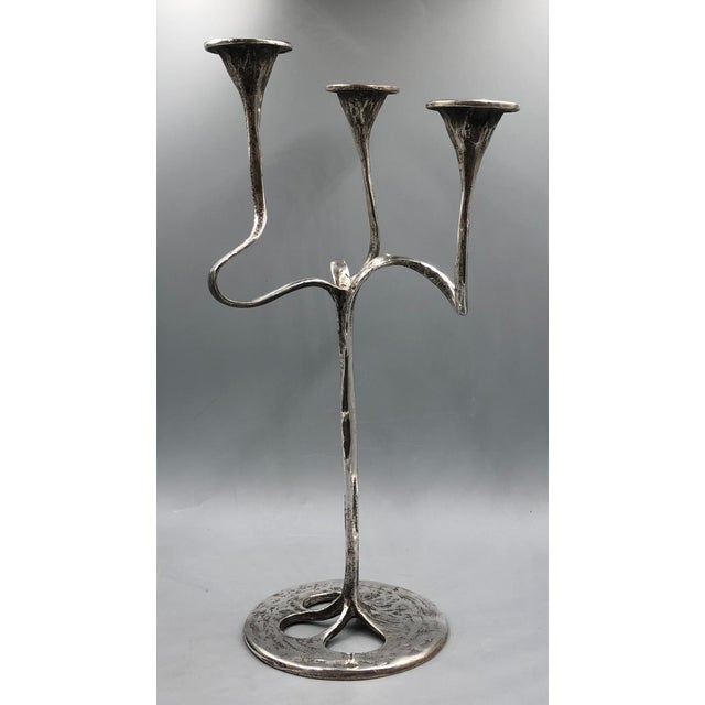 Mid-Century Modern Mid-Century Brutalist Candlestick by Kurt Jesch for Amadeus/Tonini, 1970s For Sale - Image 3 of 15
