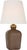 Traditional Thomas O'Brien by Visual Comfort Signature Josy 17" Cordless Table Lamp in Positano Sand with Linen Shade For Sale - Image 3 of 3