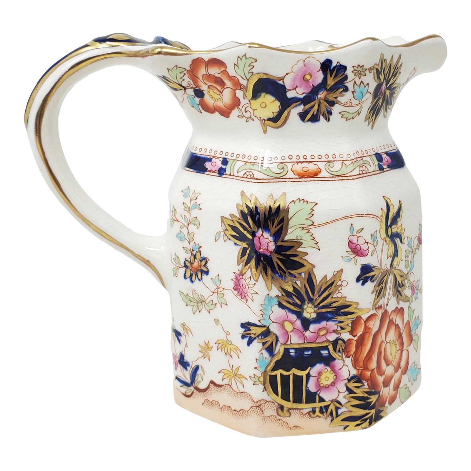 Vintage Mason's Mandarin Pitcher Jug Fenton Octagonal Chairish