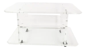 Acrylic Glass Audio-TV Cabinet, Italy, 1970s
