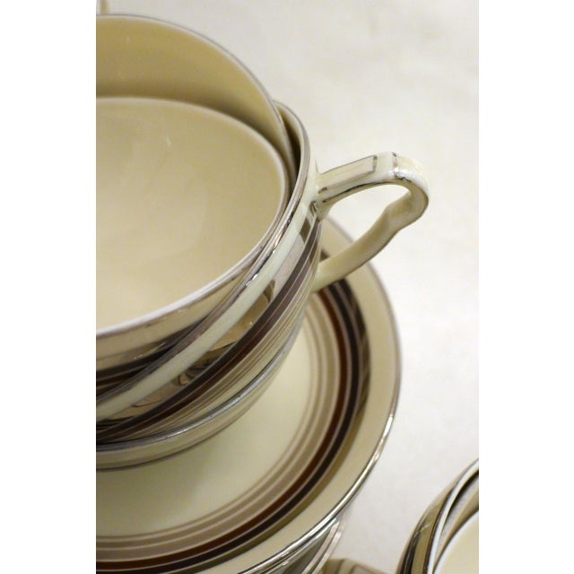 Art Deco Coffee Service in Porcelain from RGK, Czech, 1930s For Sale - Image 11 of 17
