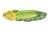 Italian Late 20th Century Italian Majolica Hand-Painted Ceramic Zucchini Flower Serving Dish For Sale - Image 3 of 5