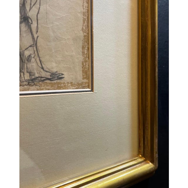 Paper Benjamin Ii Vautier, Duel Between Gentlemen, Graphite on Paper For Sale - Image 7 of 10