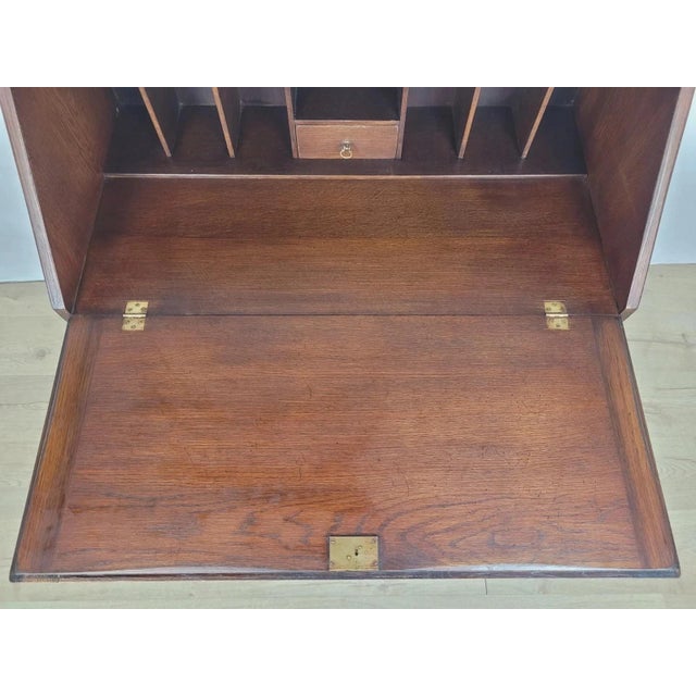 Vintage Secretaire in Oak by Bevan Funnell, 1950 For Sale - Image 16 of 18