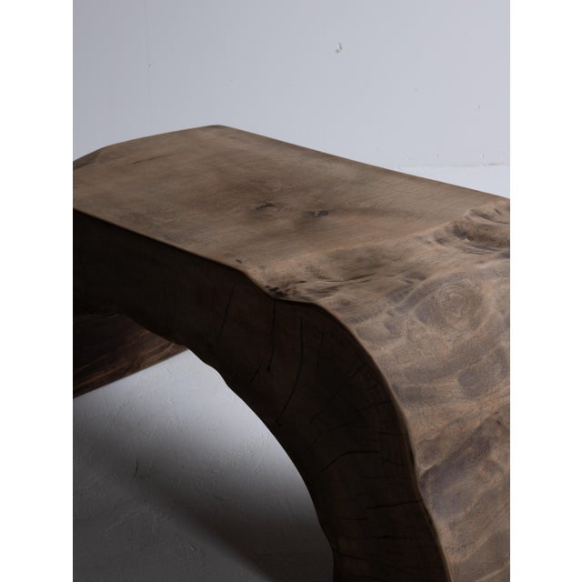 Japanese Old Primitive Side Chair 1940s-1960s / Stool Display Stand Wabi Sabi For Sale - Image 11 of 12