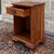 Kling Furniture Co. Vintage Kling Furniture Chippendale Solid Mahogany Nightstand With Drawer and Open Cabinet For Sale - Image 4 of 16