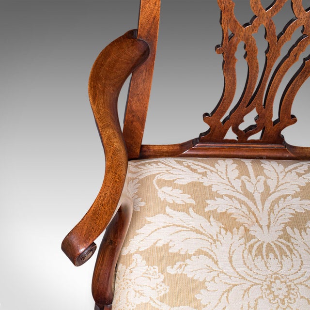 Antique Gentleman's Elbow Chair, English, Morning Room Seat, Georgian, c.1800 For Sale - Image 9 of 12