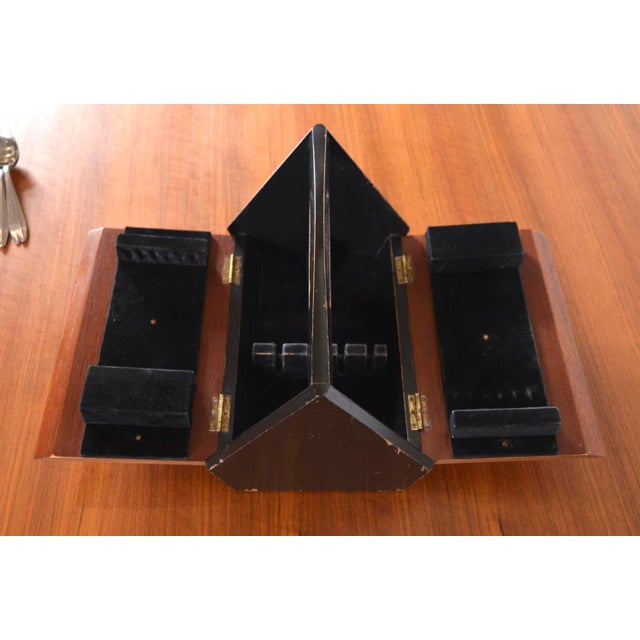 Mid-Century Cased Inka Stainless Steel 6-Setting Cutlery Set by Erik Herlow for Norstaal, Norway, 1956, Set of 54 For Sale - Image 17 of 18