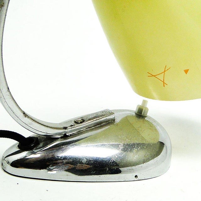 Bedside Table Lamp by J. Hurka for Napako, Former Czechoslovakia, 1960s For Sale - Image 6 of 12