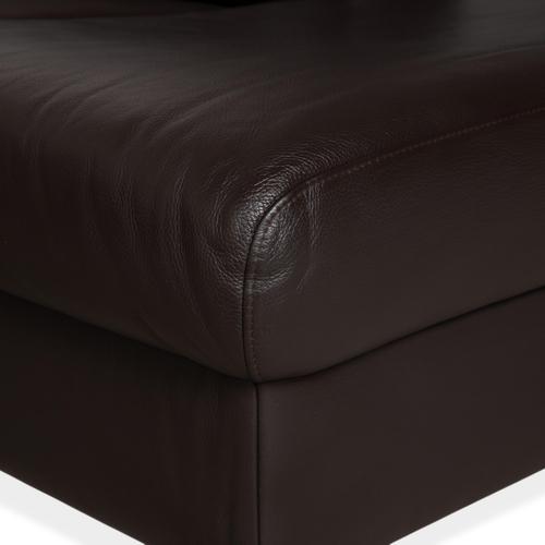 Modern Dark Brown Leather Sofa from Ewald Schillig For Sale - Image 3 of 13