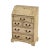 Wood Danforth 5 Drawer Secretary, Beige For Sale - Image 7 of 7