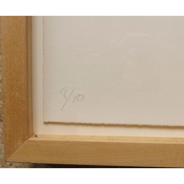 1990s Tom Marioni "Finger Print" Signed and Numbered Color Etching For Sale - Image 5 of 11