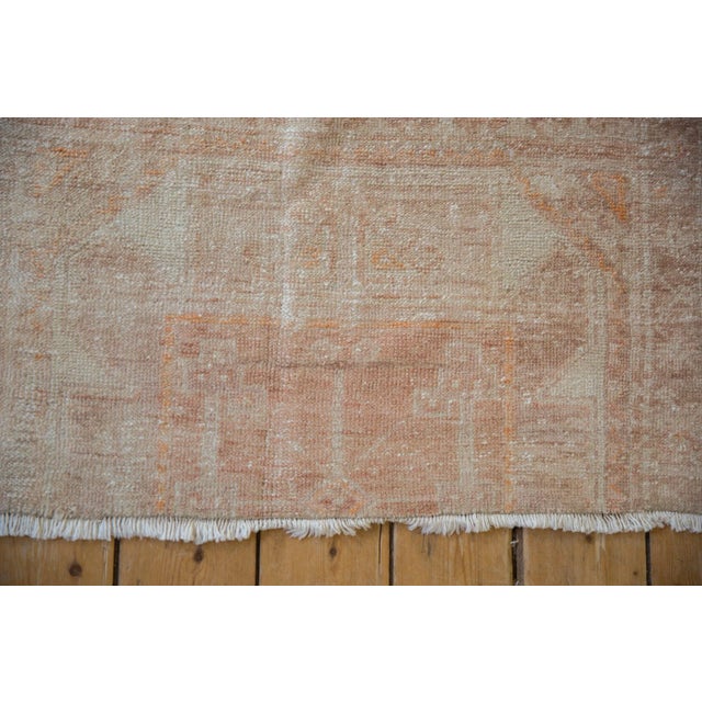 Vintage Distressed Fragment Oushak Rug Runner - 3'3" X 6'8" For Sale - Image 9 of 11