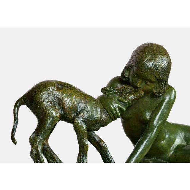 Ary Bitter, Girl with Kid, 1930, Bronze For Sale - Image 11 of 13