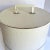 Art Deco Hollywood Regency White Leatherette Handled Hat Box For Sale - Image 3 of 11