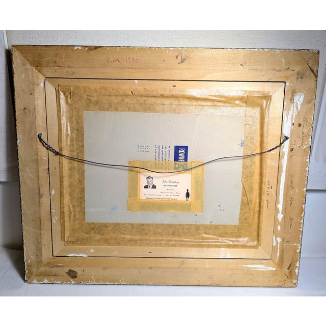 Vintage Swedish Oil Painting by John Edmund Strandberg 1930s For Sale - Image 11 of 13