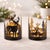 Bring woodland charm and modern elegance to your space with the Cut Metal Deer and Forest Candle Holder Set. Featuring a...