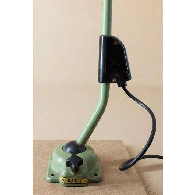 Mid-Century Industrial Vera Workshop Lamp from VEB Leuchtenbau, 1950s For Sale - Image 10 of 11