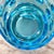 Hazel-Atlas Vintage Mid-Century Modern Hazel-Atlas Capri Dots Aqua Blue Glass Teacups – Set of 8 For Sale - Image 4 of 6