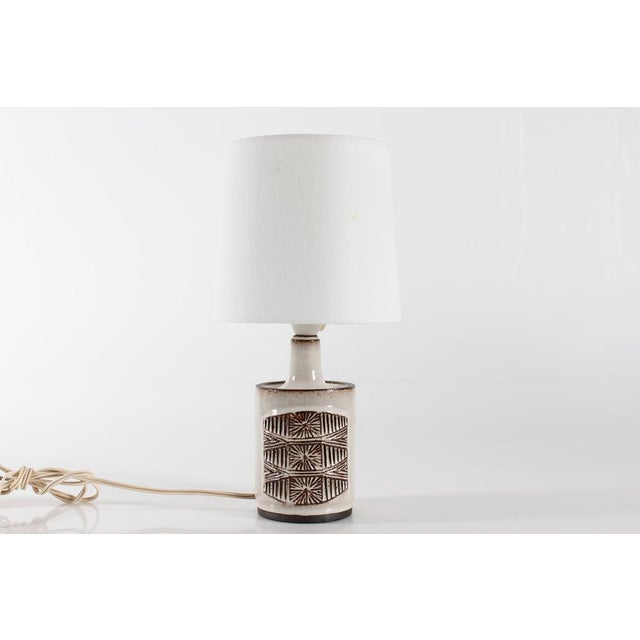 Danish Modern Ceramic Table Lamp, 1960s For Sale - Image 9 of 9