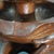 Large Vintage Hand Carved Solid Wood Dragon and Lotus Sculpture For Sale - Image 9 of 11