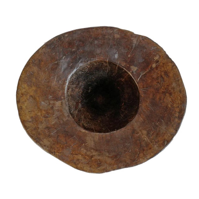 Indian Vintage Naga Wood Rustic Pestle Pot For Sale - Image 3 of 4