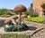 Vintage Brutalist Style Cast Stone Mushroom Garden Sculpture For Sale - Image 10 of 11