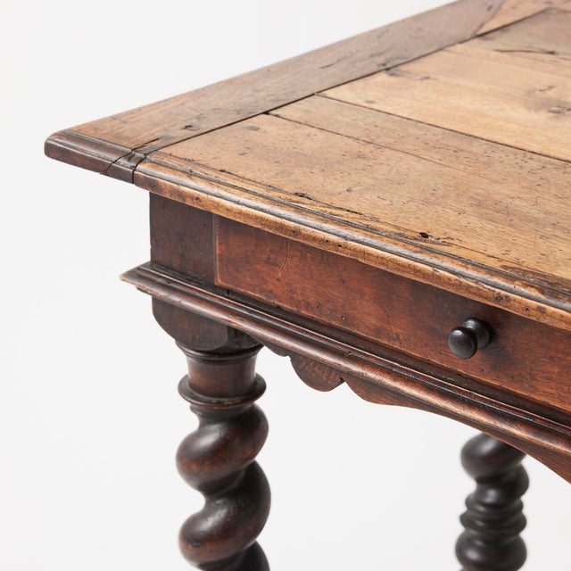 Antique French Barley Twist Table, 18th Century For Sale - Image 13 of 15