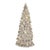 LED Lighted Mercury Glass Holiday Tree Decor (Set of 4) For Sale In Chicago - Image 6 of 7