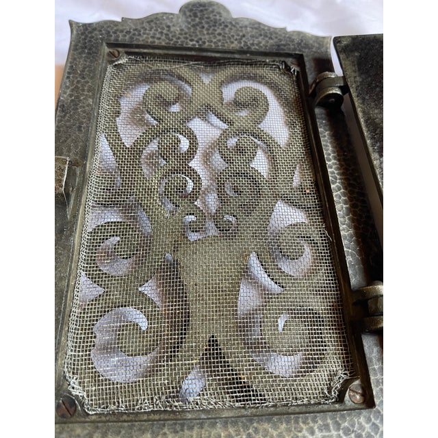 Antique Circa 1930 "Dorgril" One-Piece Speakeasy Door Viewer & Knocker For Sale - Image 17 of 17