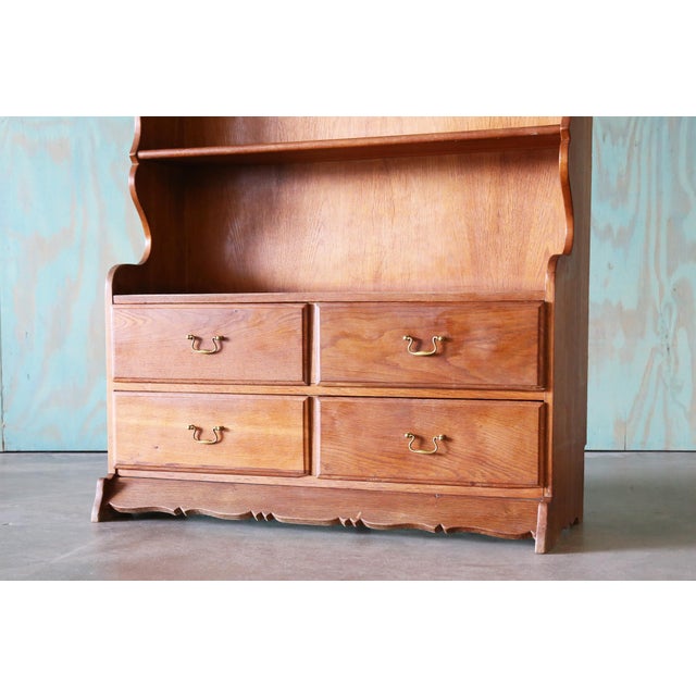 Scandinavian Oak Henning Kjaernulf Style Bookshelf With Storage C 1970s, Attributed For Sale - Image 10 of 14