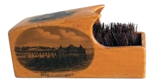 Antique Mauchline Ware Pen Wipe