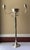 Metal Vintage Church Altar Holy Water Font & Candelabra, 33 3/4”t., Silver Plate, 11 Lb For Sale - Image 7 of 12