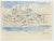 Shipwrecks is a china ink and watercolor Drawing realized by Mino Maccari (1924-1989) in the 1960s. Hand-signed on the...