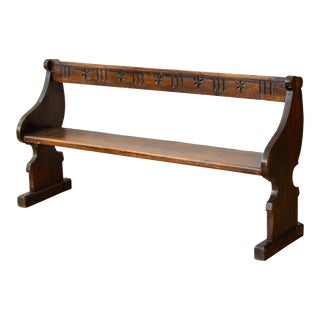 Antique Spanish Church Pew For Sale