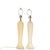 Paolo Gucci Mid Century Frosted Resin Table Lamps - Pair Each lamp measures: 6 wide x 5.5 deep x 34.25 inches high...
