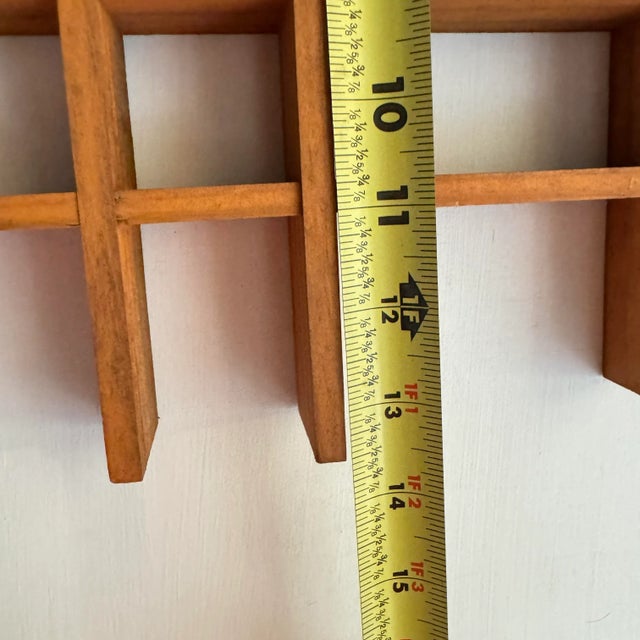 Mid Century Modern Wooden Wall Shelves or Wall Decor- Set of 3 For Sale - Image 9 of 11